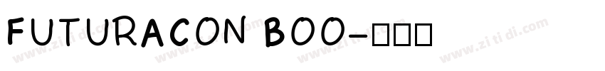 FUTURACON BOO字体转换